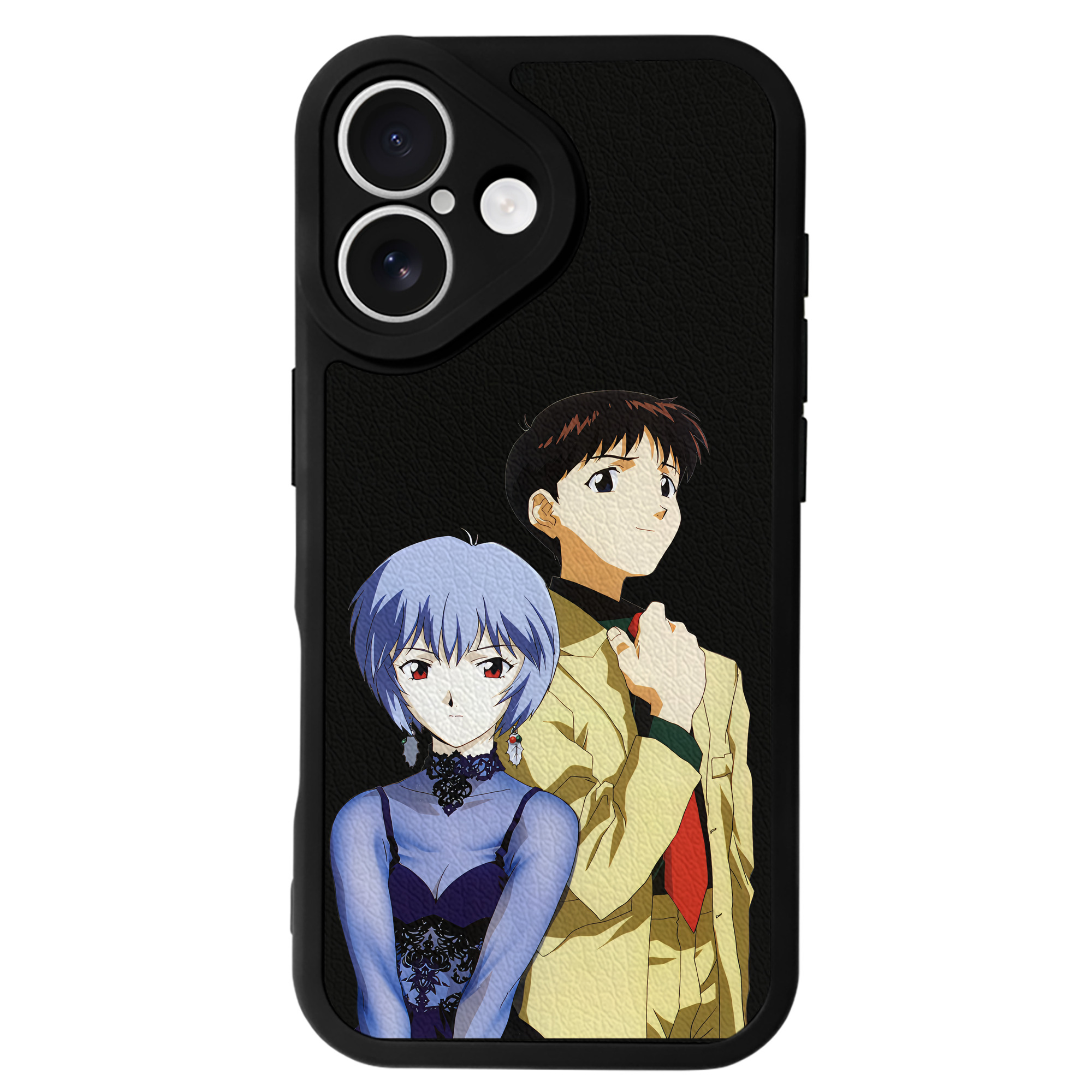 （画像用） EVA 新世紀エヴァンゲリオン 【iPhone 16シリーズ対応】シリコンスマホケース（レザー調） 材質：シリコン